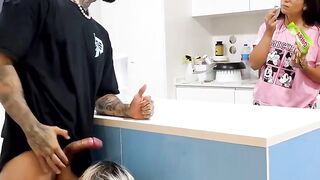 Brazilian Slut Gets A Face Full Of Ink And Facial From Big Dick Stud - POV