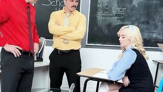 Teen Slut Spits Roast - Double Penetration with Alex Legend & Johnny Sins