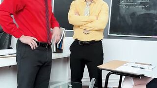 Teen Slut Spits Roast - Double Penetration with Alex Legend & Johnny Sins
