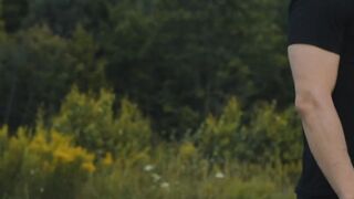 Rock Hard Abs & Ripped Bodybuilder Fucks Raw In The Fields - Scene #1