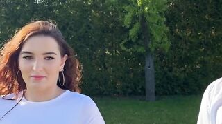 Redheaded Vixen Susie Sparks Sucking & Fucked By Stranger While Her Boyfriend Watches