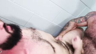 Colt Scott's Shower Jerk-Off Session with Huge Dick" or "Muscular Stud Jacking Off In The Bathroom