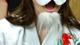 Black Belt Badass Transgender Fucks Her Sensei's Wife in Kung Fu Dojo