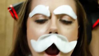 Black Belt Badass Transgender Fucks Her Sensei's Wife in Kung Fu Dojo
