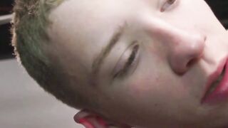 Anal-Jizzening Teens" or "Teen Asses Filled With Gay Sexuality" - A compilation of barely legal men enjoying anal sex in various positions