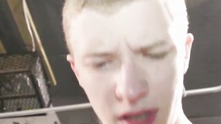 Anal-Jizzening Teens" or "Teen Asses Filled With Gay Sexuality" - A compilation of barely legal men enjoying anal sex in various positions