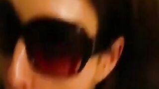 Public-Blowing - Busty Brunette Teenage Slut Sucks Dick In Gloryhole