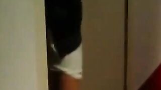 Public-Blowing - Busty Brunette Teenage Slut Sucks Dick In Gloryhole