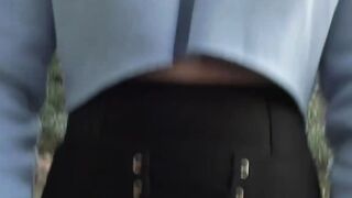 Bubble Butt Transgender Hottie - Anal Compilation with Big Dick