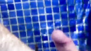 Teacher with Moisa Robert on summer vacation at the pool and the teacher tells moisa