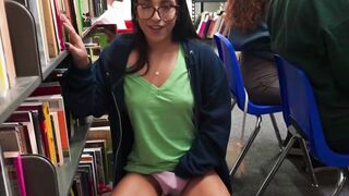Madison Wilde's Library Adventure - Pornhub Member Gets A Surprise