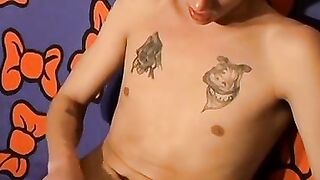 Horny Hunk Jerks Off His Massive Dick In Black Underwear