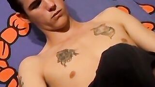 Horny Hunk Jerks Off His Massive Dick In Black Underwear