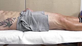 Foot Worship - Handsome Guy Licks & Sucks Feet of Hot Blonde Babe