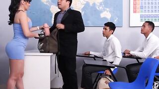 Fulfilling A Student's Fantasy - Hot Latina MILF Nichelle Zachery