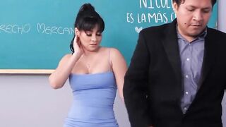 Fulfilling A Student's Fantasy - Hot Latina MILF Nichelle Zachery