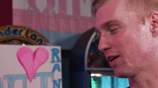 Transgender Babe Britany Kade Gets A Facial From Her Fan