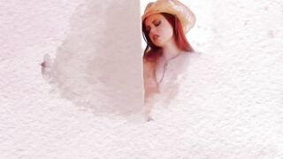 Redheaded Milf Stripper Gives Erotic Pole Dance Performance