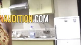 Big Black Booty Babe - Rough Sex Session Leaves Her With A Big Smile