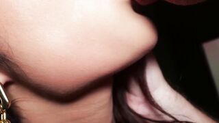 Petite Brunette Asiana Hottie Rides Big Black Dick in Hardcore Anal Threesome