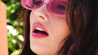 Curvaceous Cuties - Busty Brunette Striptease & Masturbation Session