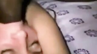 Bondaged Babe Thrills with Intense Blowjob & Facial from Black Stud