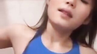 Asian Babe's Sexy Poolside Dance Party
