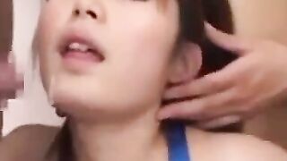 Asian Babe's Sexy Poolside Dance Party