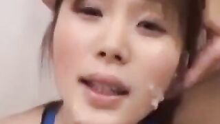 Asian Babe's Sexy Poolside Dance Party