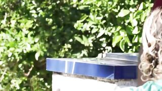 Ink-Stained Wife's Ass Gets Fucked Outdoors By Hubby's Best Friend