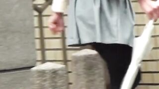 Asian Babe's Shared Restroom Leak Cleanup - Exotic Pornstar Facesitting Compilation
