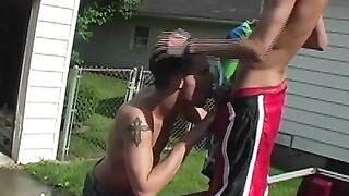 Twinks Fucked Raw In The Garage - Big Dick Pounding Skater Boy