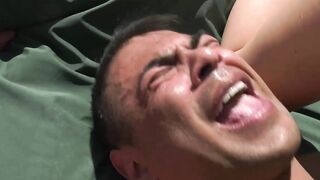 Blondie Babe Adria Allure Gets Spanked And Fucked Hard By Two Studs