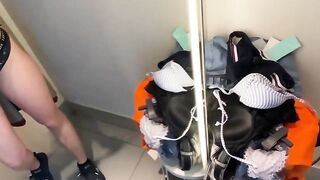 Public Flashing & Jerking Off In A Shopping Center - Huge Facial On Busty Girl