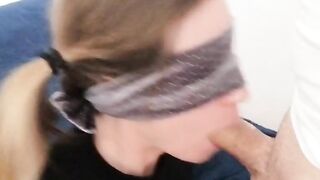 Blondie's First Time - Sex Ed Lesson Ends With A Facial