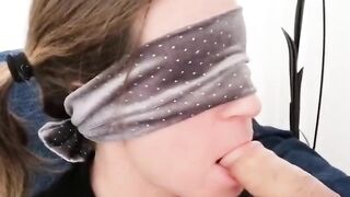 Blondie's First Time - Sex Ed Lesson Ends With A Facial