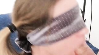 Blondie's First Time - Sex Ed Lesson Ends With A Facial