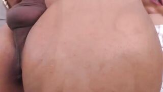 Transgender Model Fucks Herself With Dildo - Masturbation Orgasm