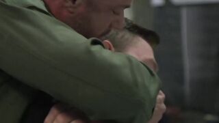 Mechanics Rimjob & Face Fuck - Dominant Mechanic Fucks His Customer Hard