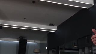 NastyAra's Toilet Ride - Dirty Restaurant Sex with Big Dick