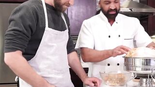 Dominant Chef Fisting Apprentices Ass - Food Porn Parody