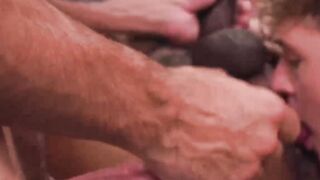 Classroom GangsUp - Nerdy Teen Boy Gets Roughly Fucked By A Group Of Guys