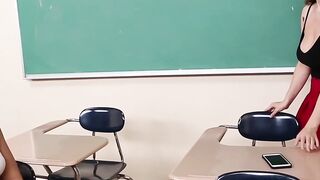 School Girls Gangbanged By Teacher's Pet - Scene #1