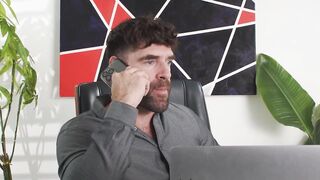 Three's A Charm! Big Ass MILF Jewels Blue Sucks & Fucked By Two Guys