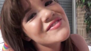 Teen Slut Alison Ray - Hardcore Sex with Facial in Red Lingerie