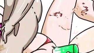 Big Boob Babe Gives Famous Toon Character A Hand Job And BlowJob In Virtual Reality