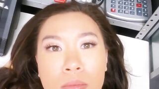 Kim Kardashian's Look-Alike Stepsister Fucks Stepbrother In The Ass - POV