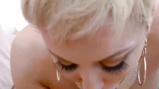 Busty Step-Mother Swallowing A Huge Load From Her Stepson's Dick