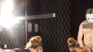 Anal surprise: Older Guy Fucks Masked Transgender Girl in Rough Style