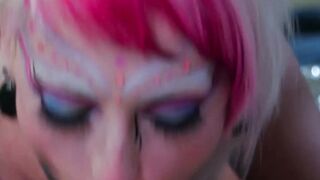 Heavy Ink Babe Jessica Lynn Rides A Monster Dick - Hardcore Fucking